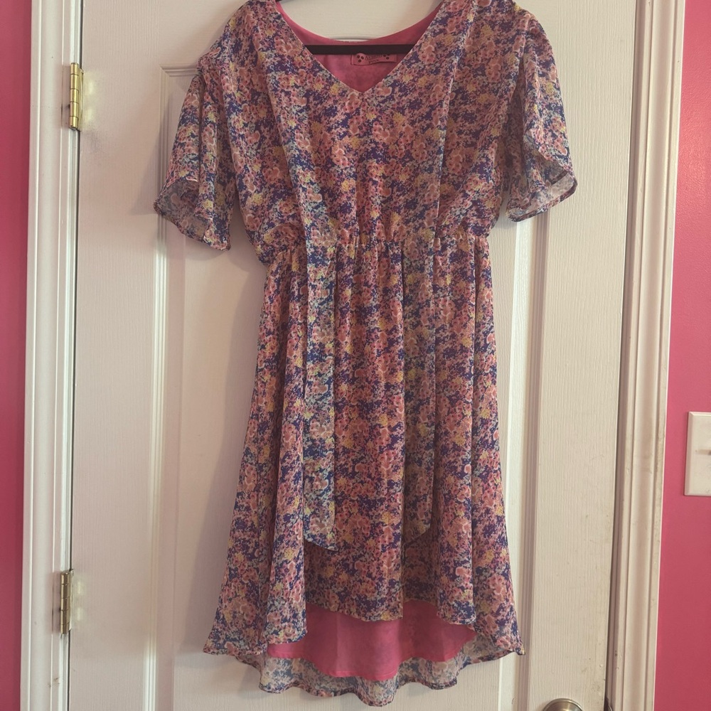 Colorful floral dress